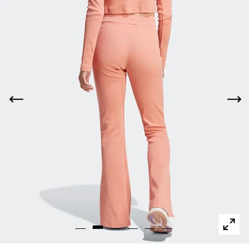 Lounge Ribbed Flared Pants - Picture 2 of 10
